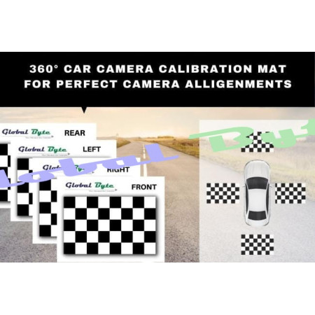 Global Byte Universal 360 Degree 4K CAMERA CALIBRATION MATT | OP-360-CAB/MAT